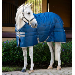 Couverture d'écurie Horseware Amigo Ripstop Insulator 350g Marine / gris titanium Bleu marine Couverture d'écurie Horseware Amigo Ripstop Insulator 350g Marine / gris titanium Bleu marine