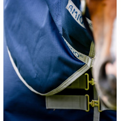 Couvre-cou Horseware Indéchirable Amigo® 900D Léger 0g Marine / gris titanium Bleu marine