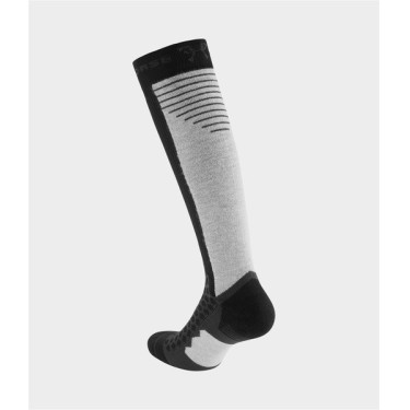Chaussettes Compression Horse Pilot hiver Noir / gris clair