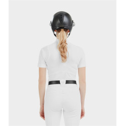 Chemise de concours Aerolight manches courtes Horse Pilot femme Blanc