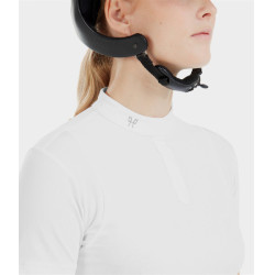 Chemise de concours Aerolight manches courtes Horse Pilot femme Blanc