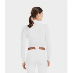 Chemise de concours Aerolight manches longues Horse Pilot femme Blanc Chemise de concours Aerolight manches longues Horse Pilot femme Blanc