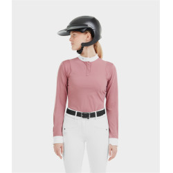 Chemise de concours Aerolight manches longues Horse Pilot femme Rose mesa Chemise de concours Aerolight manches longues Horse Pilot femme Rose mesa