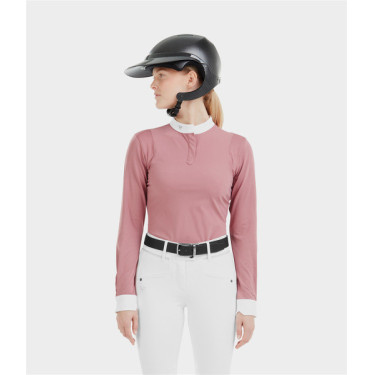 Chemise de concours Aerolight manches longues Horse Pilot femme Rose mesa Chemise de concours Aerolight manches longues Horse Pilot femme Rose mesa