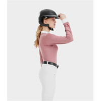 Chemise de concours Aerolight manches longues Horse Pilot femme Blanc