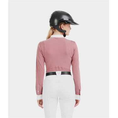 Chemise de concours Aerolight manches longues Horse Pilot femme Rose mesa Chemise de concours Aerolight manches longues Horse Pilot femme Rose mesa