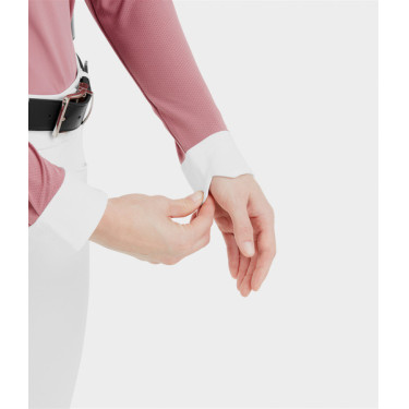 Chemise de concours Aerolight manches longues Horse Pilot femme Rose mesa Chemise de concours Aerolight manches longues Horse Pilot femme Rose mesa