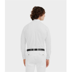 Chemise de concours Aerolight manches longues Horse Pilot homme Blanc