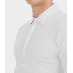 Chemise de concours Aerolight manches longues Horse Pilot homme Blanc