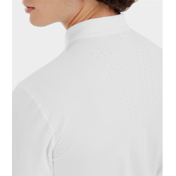 Chemise de concours Aerolight manches longues Horse Pilot homme Blanc