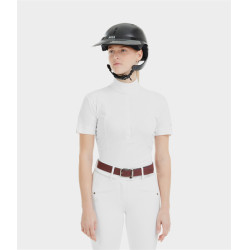 Chemise de concours Monica Horse Pilot manches courtes femme