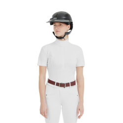 Chemise de concours Monica Horse Pilot manches courtes femme