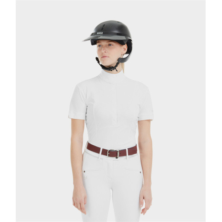 Chemise de concours Monica Horse Pilot manches courtes femme Chemise de concours Monica Horse Pilot manches courtes femme