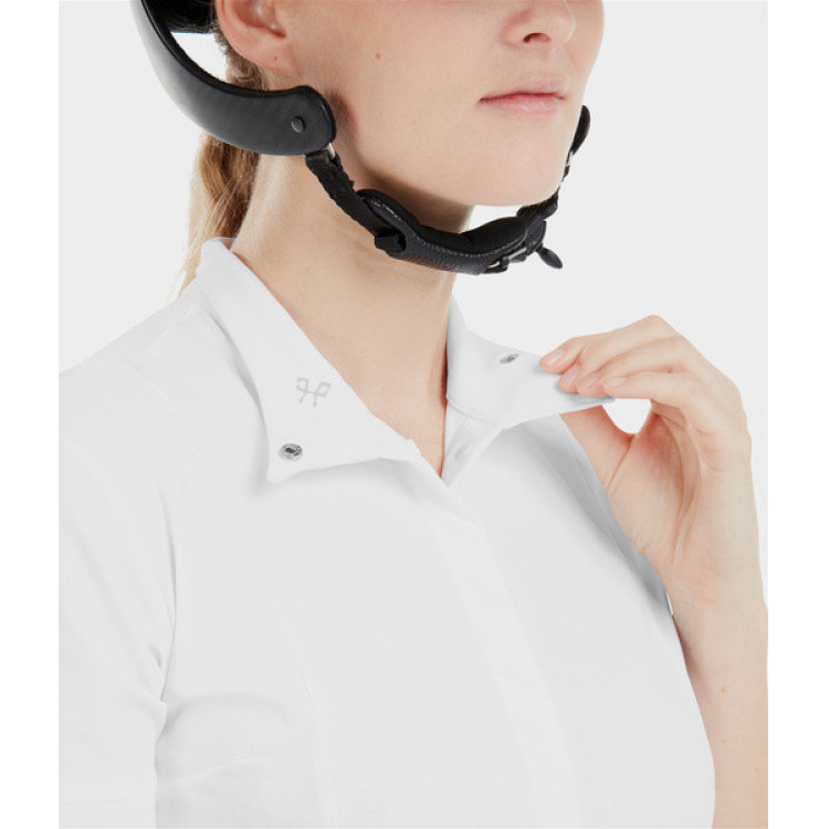Chemise de concours Monica Horse Pilot manches courtes femme Chemise de concours Monica Horse Pilot manches courtes femme