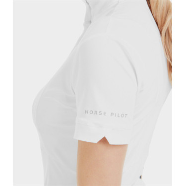 Chemise de concours Monica Horse Pilot manches courtes femme Chemise de concours Monica Horse Pilot manches courtes femme