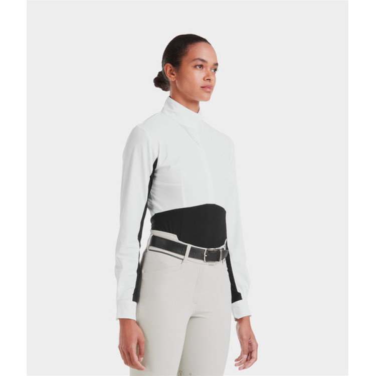 Chemise de concours Monica Horse Pilot manches longues femme
