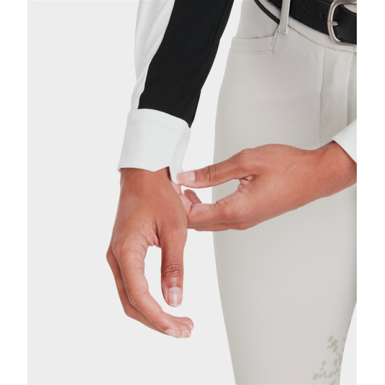Chemise de concours Monica Horse Pilot manches longues femme Chemise de concours Monica Horse Pilot manches longues femme