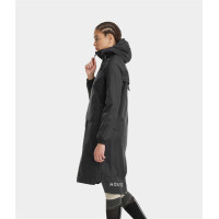 Imperméable long Raintech Horse Pilot femme Noir
