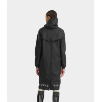Imperméable long Raintech Horse Pilot femme Noir