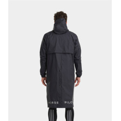 Imperméable long Raintech Horse Pilot homme Noir