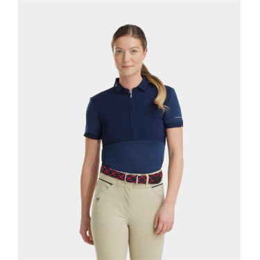 Polo Aeromesh manches courtes Horse Pilot femme Marine Bleu marine