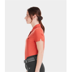 Polo Ariia Horse Pilot femme Terracotta Orange