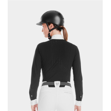Polo de concours Monica Horse Pilot manches longues femme Polo de concours Monica Horse Pilot manches longues femme
