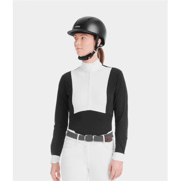 Polo de concours Monica Horse Pilot manches longues femme Polo de concours Monica Horse Pilot manches longues femme
