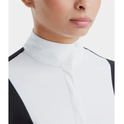 Polo de concours Monica Horse Pilot manches longues femme Dark night Noir Polo de concours Monica Horse Pilot manches longues femme Dark night Noir