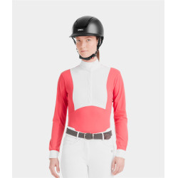 Polo de concours Monica Horse Pilot manches longues femme