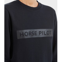 Sweat-shirt Horse Pilot Team femme Bleu graphite Sweat-shirt Horse Pilot Team femme Bleu graphite