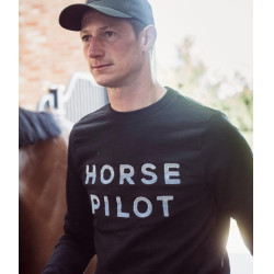 Sweat-shirt Horse Pilot Team homme Noir Sweat-shirt Horse Pilot Team homme Noir