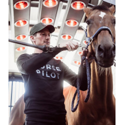 Sweat-shirt Horse Pilot Team homme Noir Sweat-shirt Horse Pilot Team homme Noir