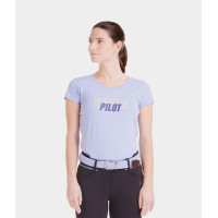 T-shirt Horse Pilot Team femme Lavende Violet