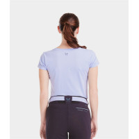 T-shirt Horse Pilot Team femme Lavende Violet