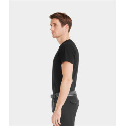 T-shirt Horse Pilot Team homme Noir