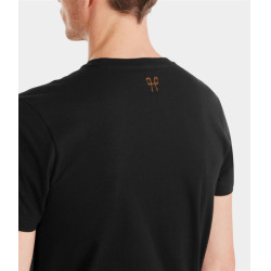 T-shirt Horse Pilot Team homme Noir
