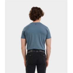 T-shirt Horse Pilot Team homme Vintage indigo Bleu T-shirt Horse Pilot Team homme Vintage indigo Bleu