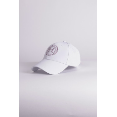 Casquette Impéria Harcour Blanc / parme