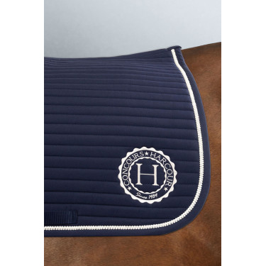 Tapis de selle Manchery Harcour Marine / linen Beige Tapis de selle Manchery Harcour Marine / linen Beige