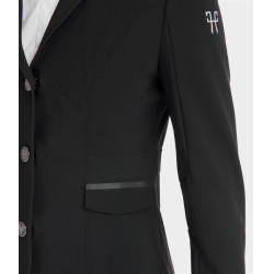 Veste de concours Aeromade Horse Pilot femme Noir logo argent Veste de concours Aeromade Horse Pilot femme Noir logo argent