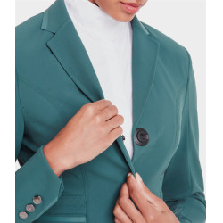Veste de concours Aeromade Horse Pilot femme Balsam green logo argent Vert
