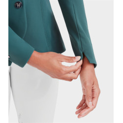 Veste de concours Aeromade Horse Pilot femme Balsam green logo argent Vert