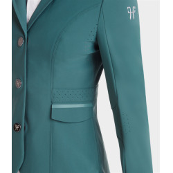 Veste de concours Aeromade Horse Pilot femme Balsam green logo argent Vert