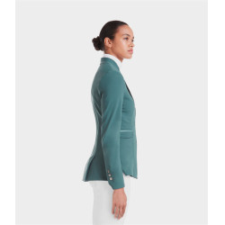 Veste de concours Aeromade Horse Pilot femme Balsam green logo vert Veste de concours Aeromade Horse Pilot femme Balsam green logo vert