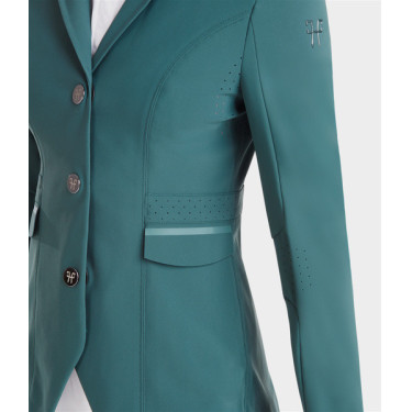 Veste de concours Aeromade Horse Pilot femme Balsam green logo vert Veste de concours Aeromade Horse Pilot femme Balsam green logo vert