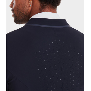 Veste de concours Aeromade Horse Pilot homme Dark night logo argent Veste de concours Aeromade Horse Pilot homme Dark night logo argent