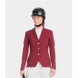 Veste de concours Aerotech Horse Pilot femme Rouge foncé