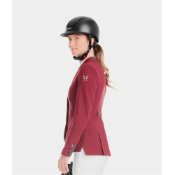 Veste de concours Aerotech Horse Pilot femme Rouge foncé