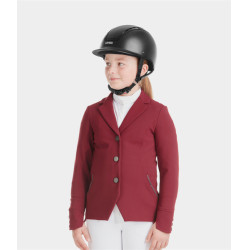 Veste de concours Aerotech Horse Pilot fille Rouge foncé